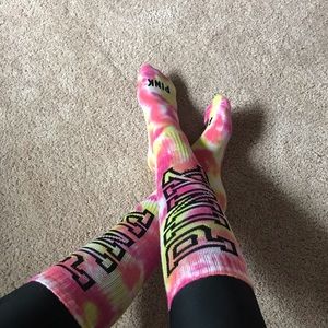 Tie Dye Calf Length Socks